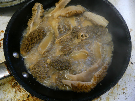 Cooking Morels