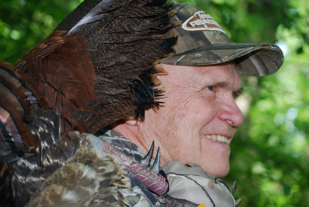 Jim with harvested Turkey