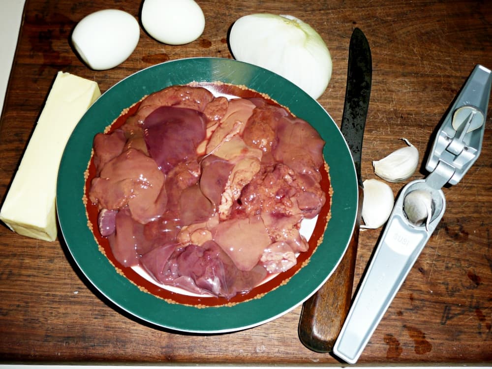 chicken liver and giblets