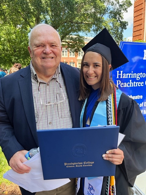 Jim with Granddaughter 