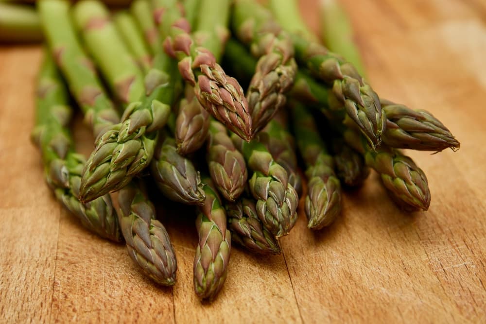 spears of asparagus
